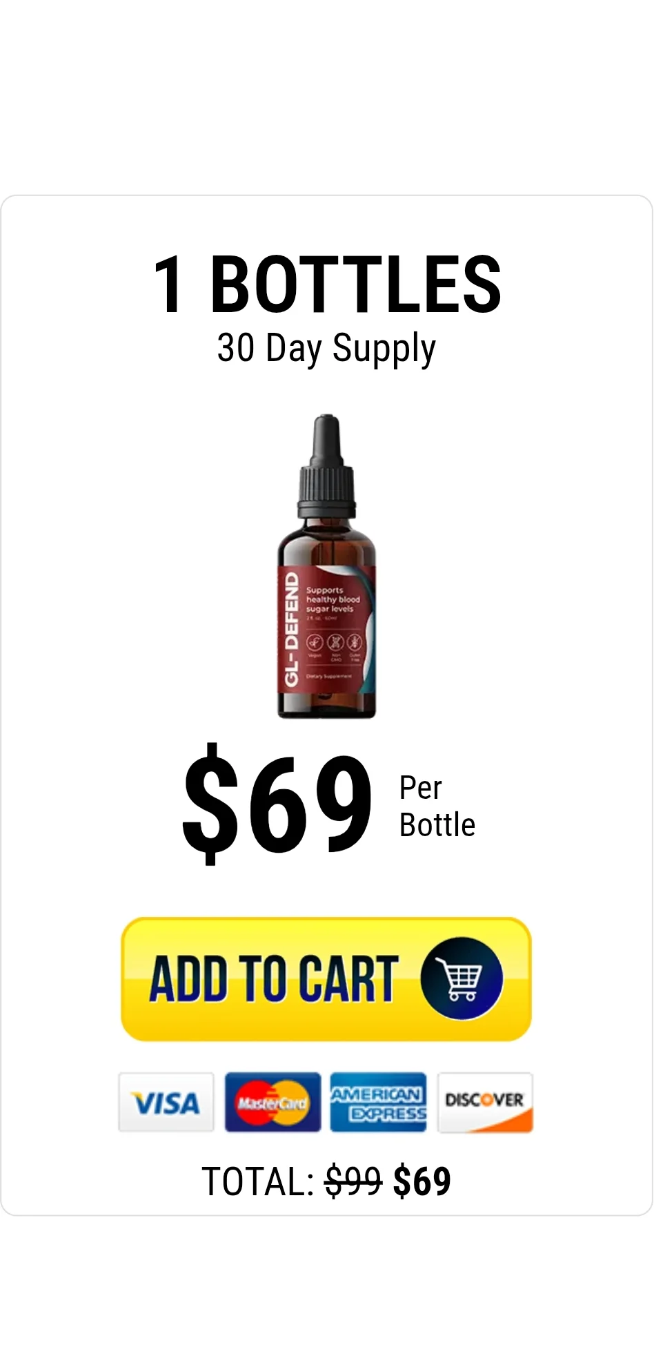 GL-Defend™ 1 bottle pricing